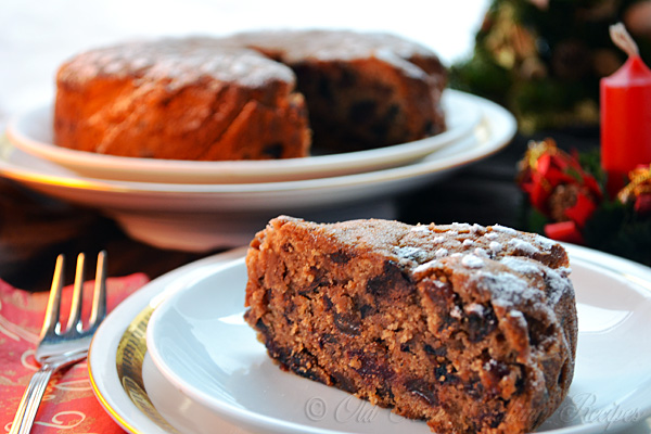 Traditional Christmas Fruit Cake With A Twist